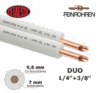 Kupferleitung Dual isoliert 1/4"+3/8" x0,8mm