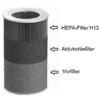 Ersatzfilter Sinclair Luftreiniger SP-75UV Hepa