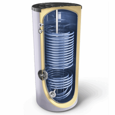 Warmwasserspeicher 2 Doppelwendel-Wärmetauscher 300L_500L